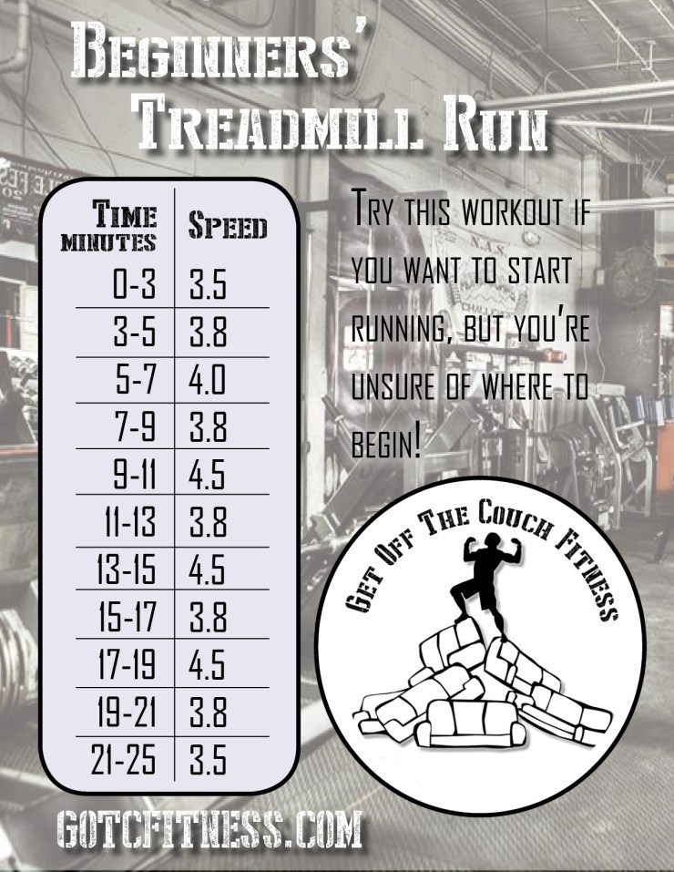 beginner's treadmill run